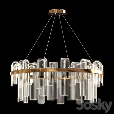 Modern round led chandelier